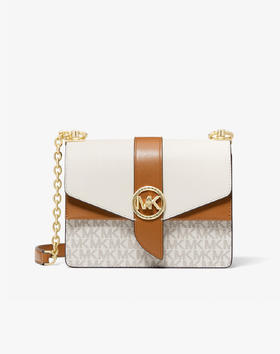 194900347676 迈克高仕MICHAEL KORS 迈克高仕GREENWICH 潮流百搭链条单肩斜挎包