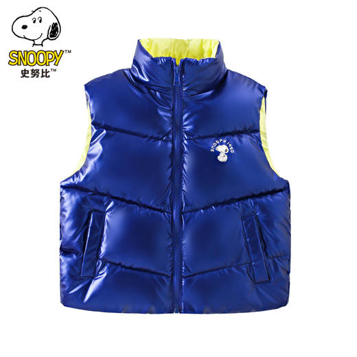 【清仓59元2件】史努比儿童立领马甲外穿保暖背心 商品图4