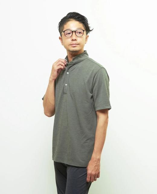 MEN'S MELROSE 夏季男士 弹力针织透气速干Polo衫短袖T恤 商品图0