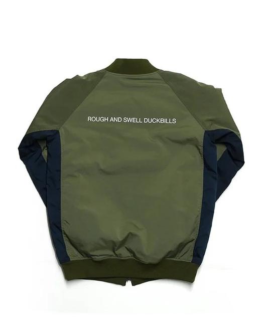 Rough & Swell 高尔夫男款 秋冬新款 防水弹力抗静电 保暖百搭运动休闲拼接机能夹克 商品图3