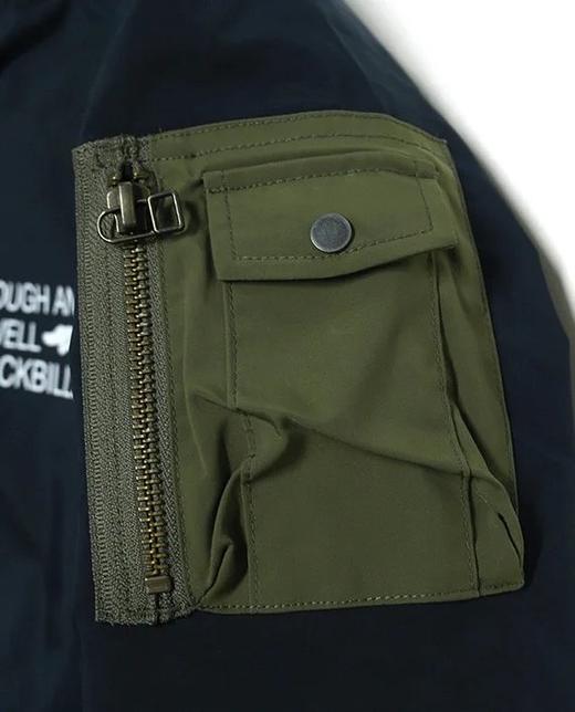 Rough & Swell 高尔夫男款 秋冬新款 防水弹力抗静电 保暖百搭运动休闲拼接机能夹克 商品图12