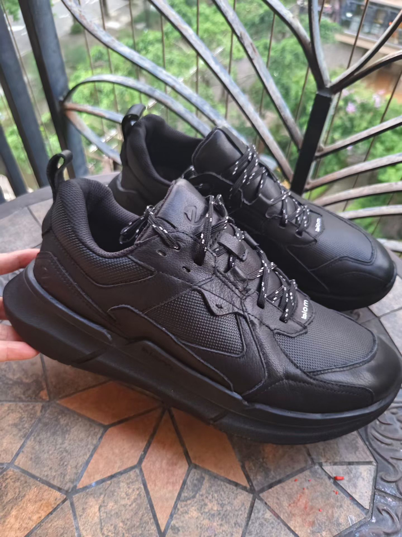 外贸原单 ECCO爱步休闲鞋男 织物透气运动鞋厚底旅游鞋 健步BIOM2.2 830784，贸易公司渠道
尺码39.40.41.42.43.44