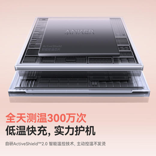 【新品】Anker安克 自带双C线10000mAh移动电源 35W快充可上飞机适配苹果17/小米/华为手机 A110L 商品图4