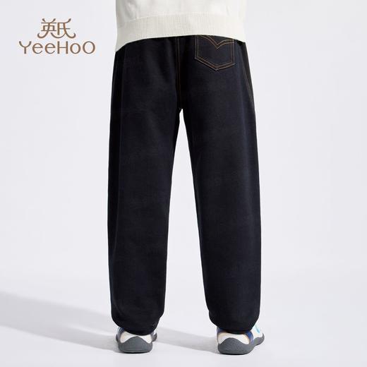 【英氏】【加绒】【110-160】男童加绒保暖牛仔裤 商品图4