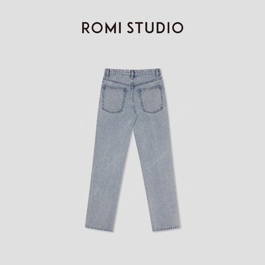 ROMI STUDIO浅蓝色经典直筒牛仔裤 RWCSX82122 商品图1