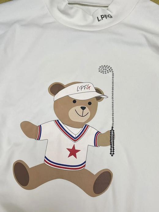 LPF GOLF男款秋冬内搭高尔夫小熊半高领打底长袖T恤 商品图6