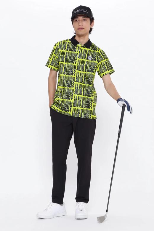 Jack Bunny 情侣款 男士高尔夫 秋季新款 字母印花polo衫短袖 弹力透气 商品图5