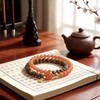 平安大吉·天然棋楠沉香南红双圈手串 商品缩略图1