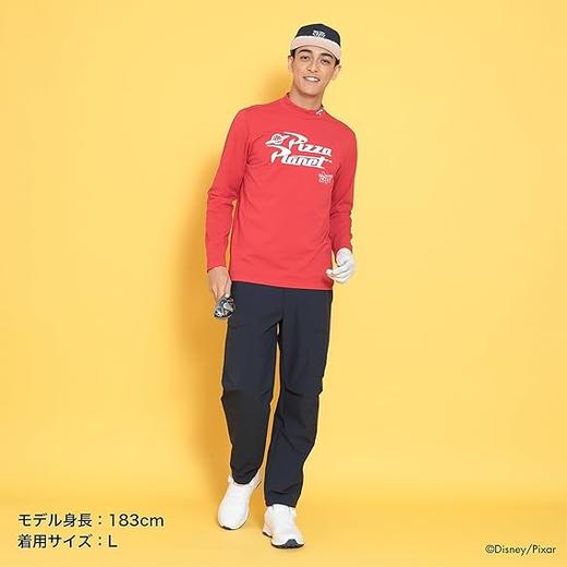 Callaway 高尔夫男士 玩具总动员系列字母印花半高领长袖T恤弹力舒适 商品图8