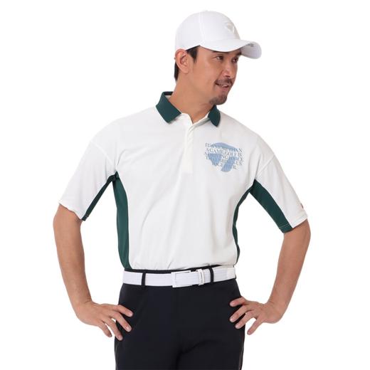 Taylormade 高尔夫男女同款 网眼速干侧面拼接polo领短袖T恤 商品图2