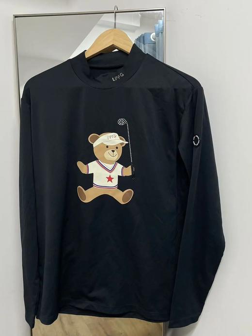 LPF GOLF男款秋冬内搭高尔夫小熊半高领打底长袖T恤 商品图3