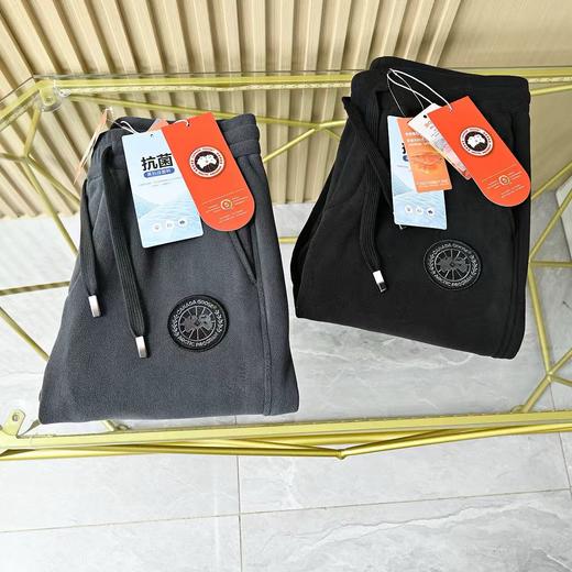 加拿大鹅2025冬季男士抗静电双面加绒加厚运动保暖休闲卫裤！ 商品图0