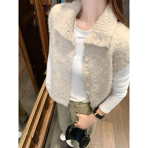 <曾小咸推荐>2.14现货秒杀 ！微信超特价！韩系叠穿高领马甲 日常169.99 立减90 秒杀79.99！！ 商品图1