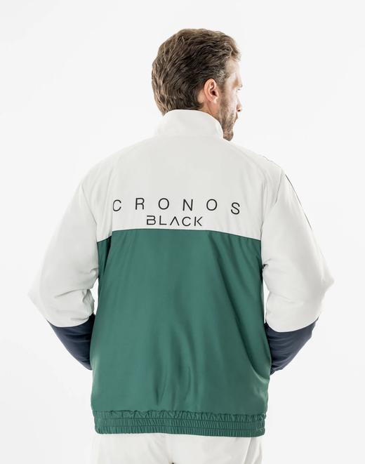 CRONOS BLACK高尔夫男士 冬季 复古撞色立领棉夹克 宽松版型运动休闲 商品图2