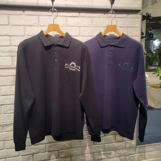 BEAMS GOLF 男款  JONES联名款 秋冬抓绒弹力长袖上衣华夫格Polo衫 商品图9