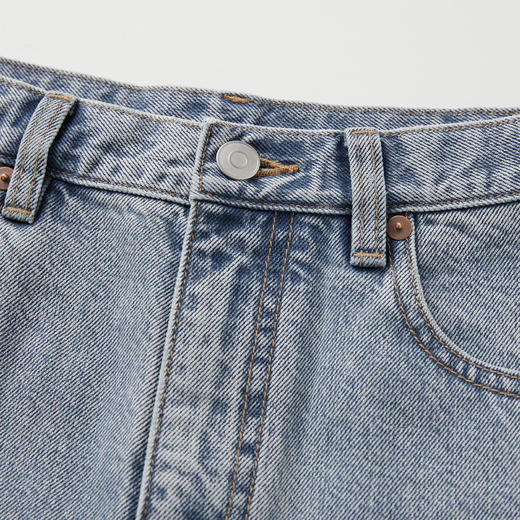 ROMI STUDIO浅蓝色经典直筒牛仔裤 RWCSX82122 商品图2