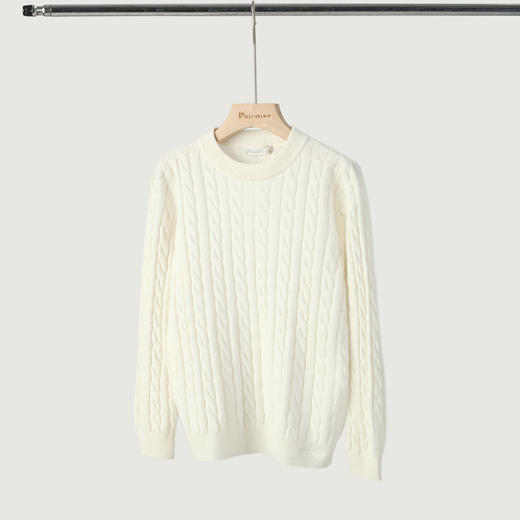 PALUOPO/PL 100%山羊绒圆领童衫ET2F8388R/约重177g帕罗 商品图9