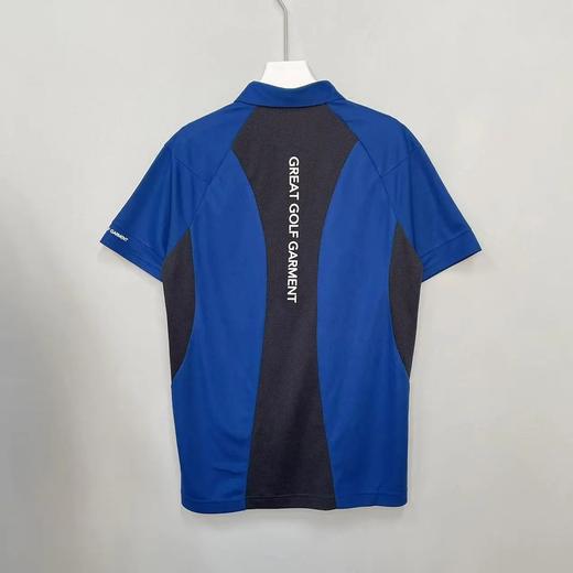 GGG 高尔夫男士 多色翻领拼接网眼 短袖 弹力透气POLO衫 商品图13