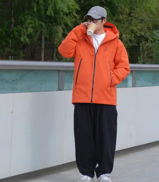 120-4渠道货 树树 中性款羽绒衣 户外专用p棉 量子场热 连帽羽绒服 商品图12