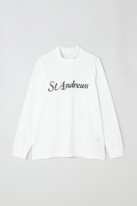 St ANDREWS 高尔夫男士 秋季 弹性 吸汗半高领长袖