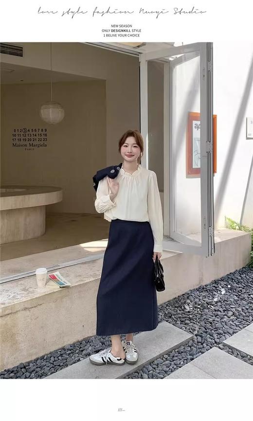 香y同款小香风套装 高级感衬衫/马甲/半身裙三件套 商品图11