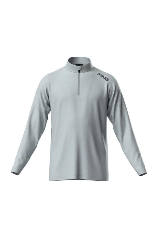 Ping高尔夫男士 弹性立领半拉链套头长袖 运动上衣 商品图2