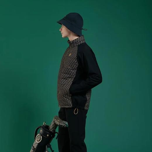 Resurrection高尔夫男士 秋冬新款 经典双色立领绗缝棉服拼接外套 防寒保暖 商品图5