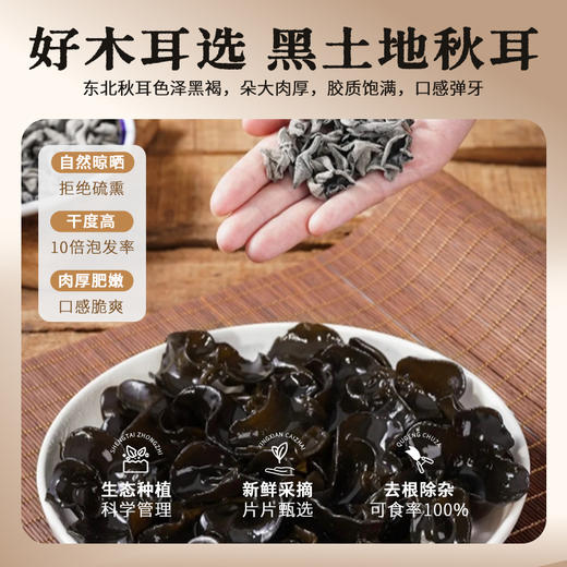 ⁴【大兴安岭黑木耳】 微量元素和矿物质丰富 100g/袋YC04-CR-YKSC【白桦树采汁】 商品图1