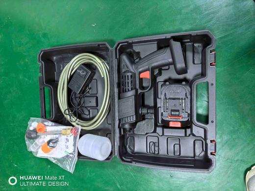 【货号05357】锂电洗车机一电一充无线刷车泵洗车机 商品图2