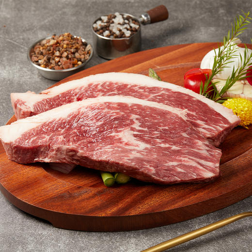 【下单后48小时发货】俄罗斯谷饲极佳级小西冷牛排1kg/份，约5片 商品图1