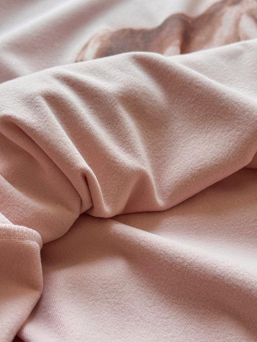 宋轶同款波尔小马手绘印花装饰线插肩袖上衣 商品图13