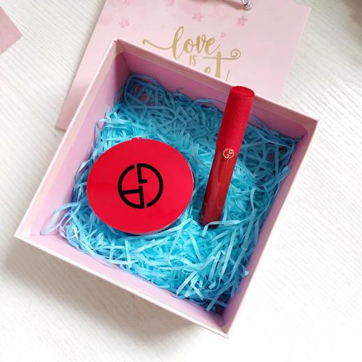 F013031情人节礼物气垫+405丝绒唇釉两件套 商品图0