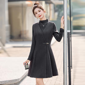 「自」全新升级【铂金会员413/天猫559/差价146】(99316) 洛诗琳气质收腰显瘦针织衫+无袖收腰背心裙两件套