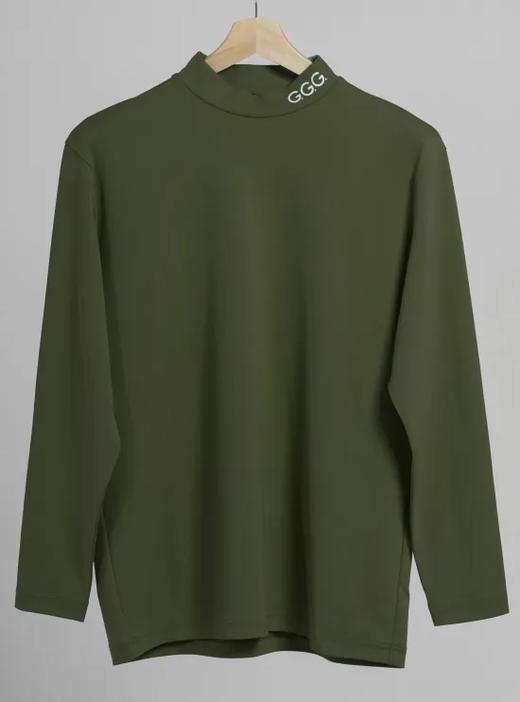 GGG 高尔夫 男士 经典长袖高领衫 光滑小高领T恤 运动休闲百搭 商品图10