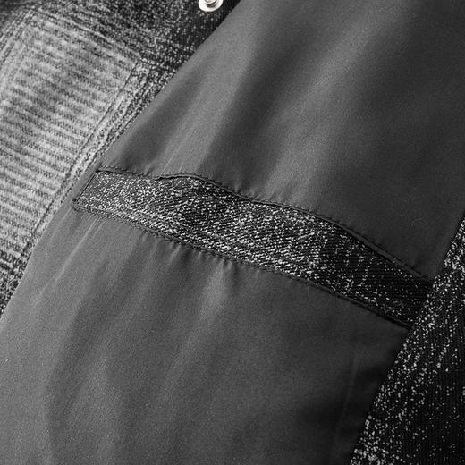 【DX】大依优型大码男装春秋可拆卸帽子休闲外套潮流韩系长袖夹克320斤 商品图4