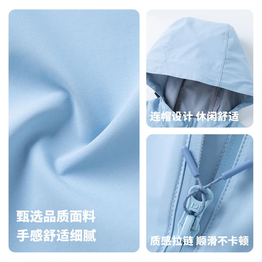 【防水】圣得西2026年初春新款今年流行爆款男女同款好看连帽夹克 商品图4