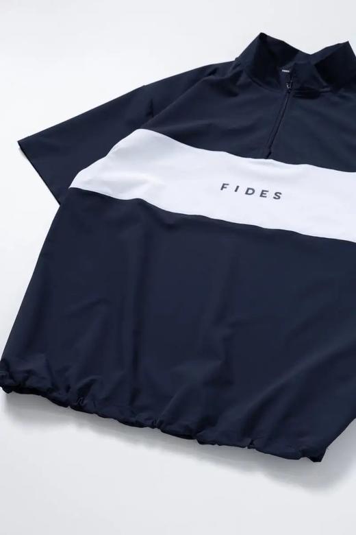 FIDES Golf高尔夫男女同款 半拉链立领套头拼色短袖T恤 宽松休闲防水 商品图14