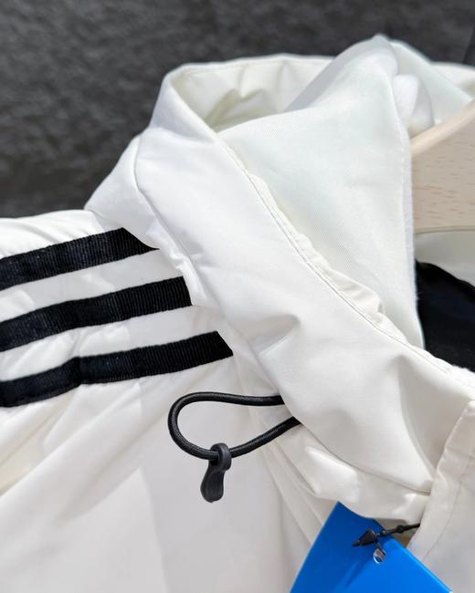 F013001冬季款三条杠连帽保暖落肩款羽绒服男女同款 商品图10