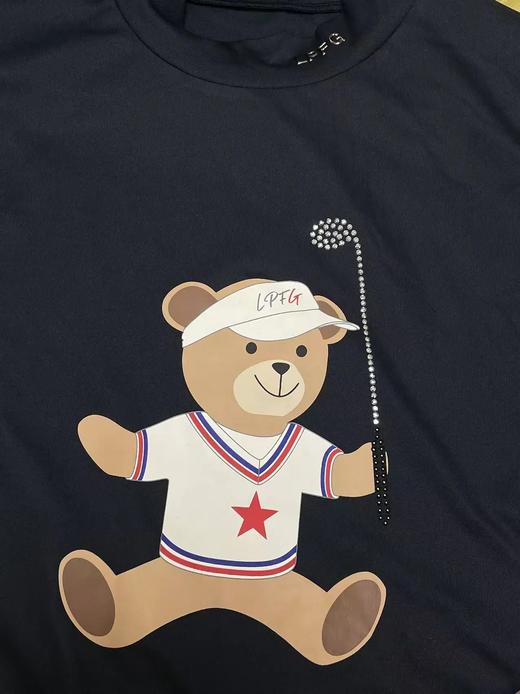 LPF GOLF男款秋冬内搭高尔夫小熊半高领打底长袖T恤 商品图2