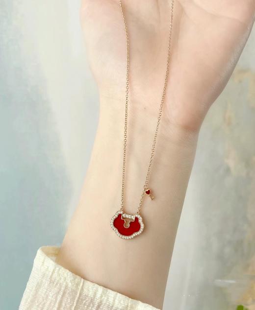 麒麟 Yuyi系列如意心锁项链（XTY） 商品图2