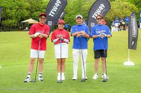 TFW49&Sanrise(中西直人）对抗赛的队服 高尔夫男士小高领短袖