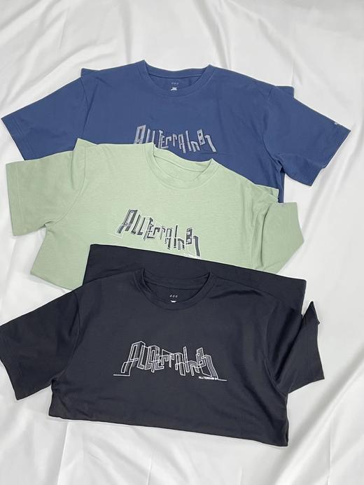 迪家DDD男士 ALLTERRAIN81系列 轻户外徒步通勤圆领字母logo短袖T恤 商品图4