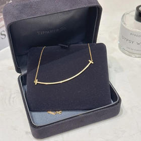Tiffany Smile 18K金 大号 项链