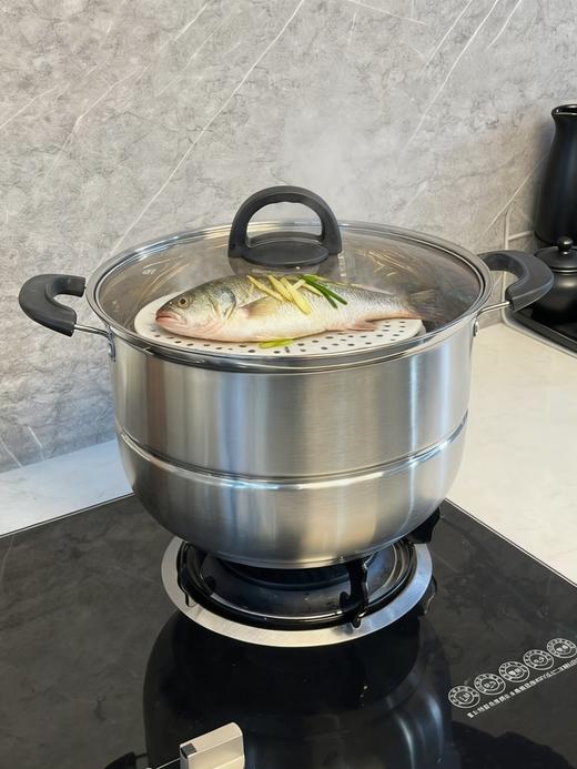 易铂28cm奥兰多不锈钢汤蒸锅 商品图7