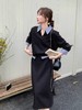 三C同款26春套头翻领上衣+直筒高腰半身裙两件套 商品缩略图10