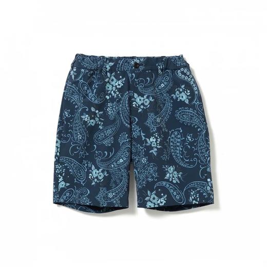 BEAMS 男士高尔夫橙标 佩斯利花卉图案短裤 运动休闲 商品图4