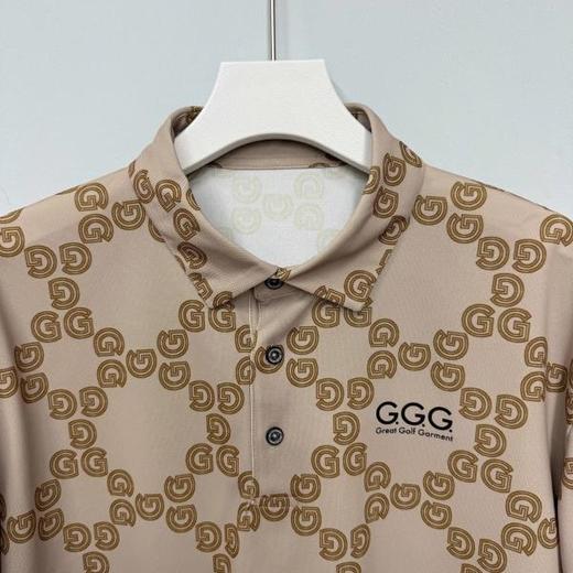 GGG高尔夫 男女同款 GGG印花短袖Polo衫 吸水速干防紫外线 商品图5