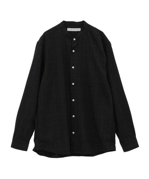 MEN'S MELROSE 男士 经典日系格纹带领衬衫 休闲长袖衬衣 商品图10