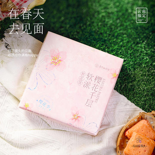 樱花千层软派鲜花饼礼盒   春日食   嘉华鲜花饼 商品图8