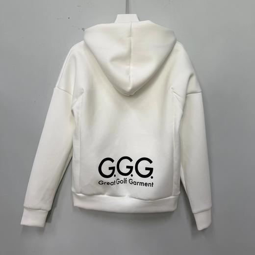 GGG 高尔夫男女同款 秋冬中性弹力双面针织连帽卫衣 保暖挺括 商品图3